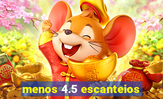 menos 4.5 escanteios